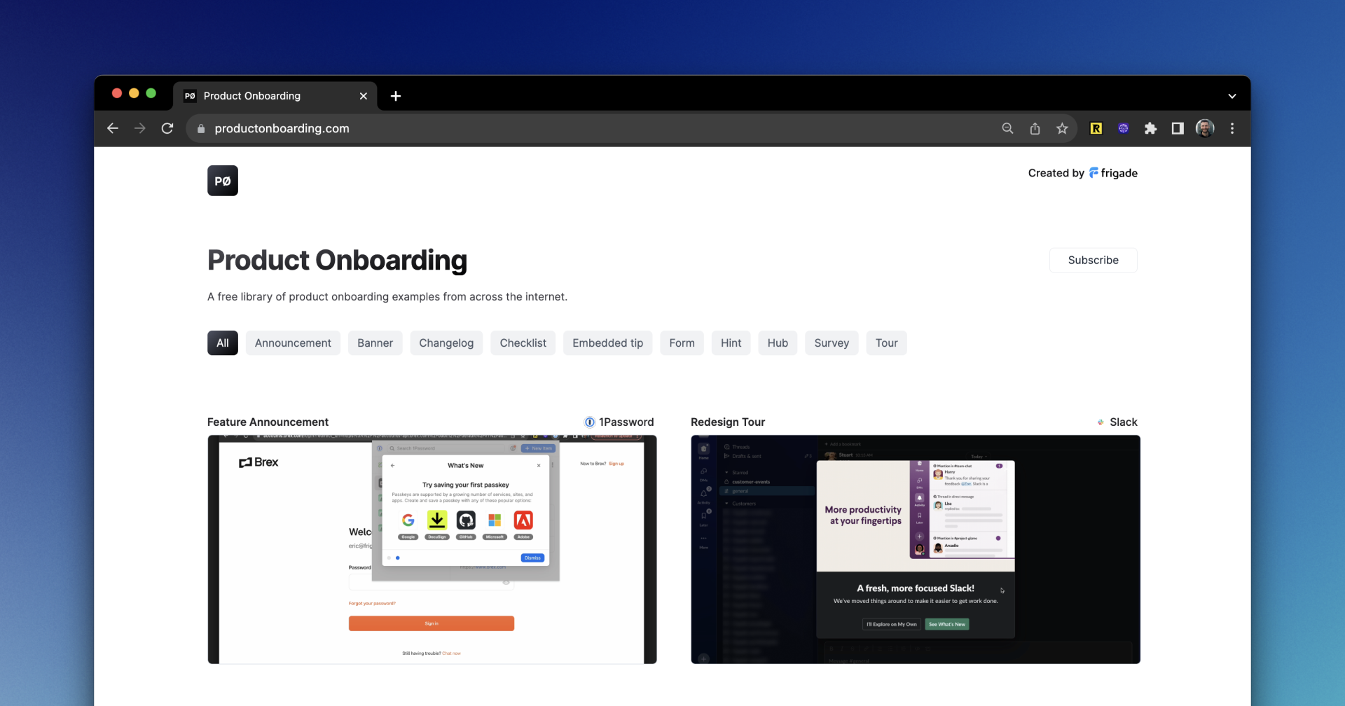 Introducing ProductOnboarding.com